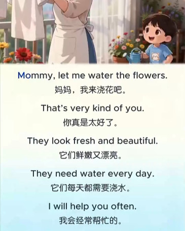 Water the flowers