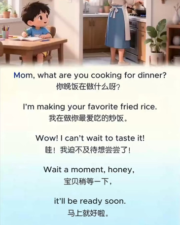 Cooking for dinner
