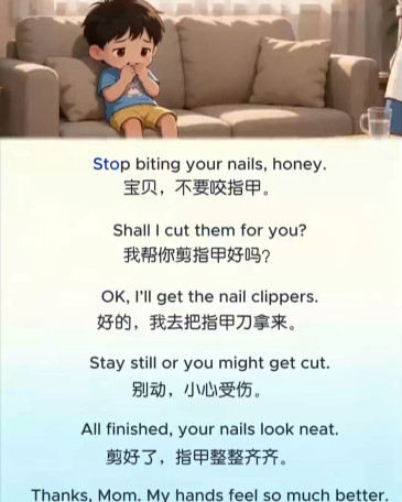 Stop biting nails